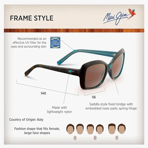 Maui Jim Brown Polarized Orchid Sunglasses - Picture 3 of 14